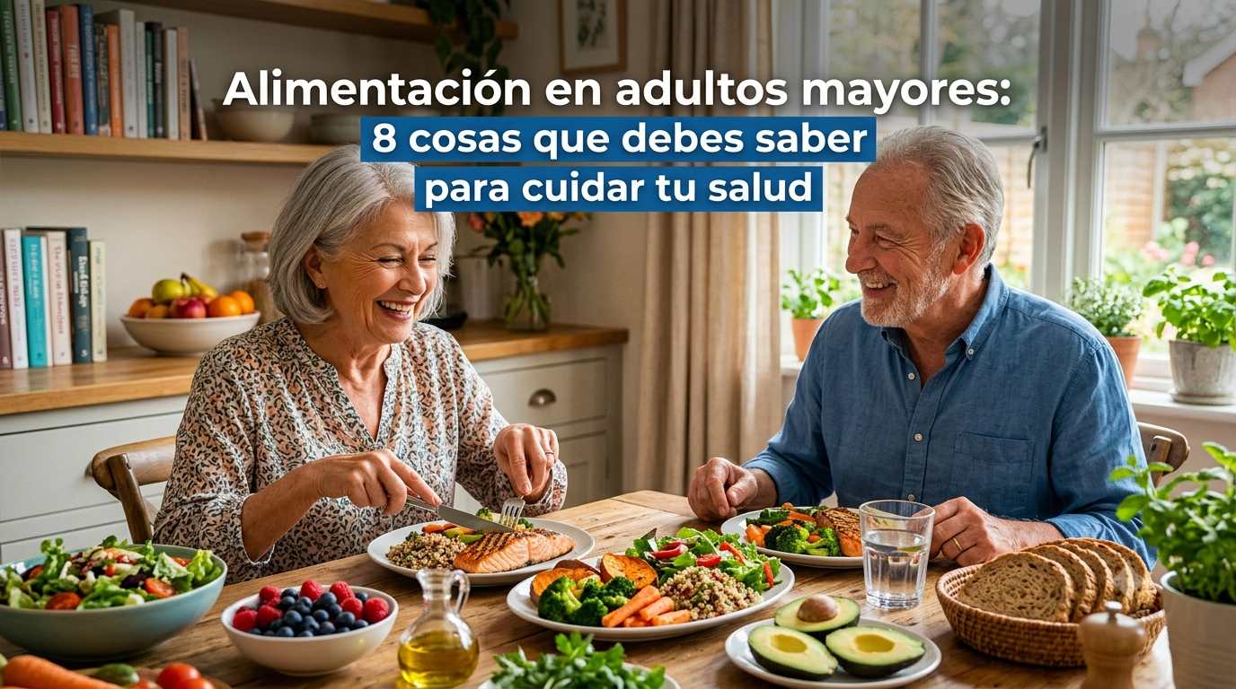 Alimentación en adultos mayores: 8 cosas que debes saber para cuidar tu salud